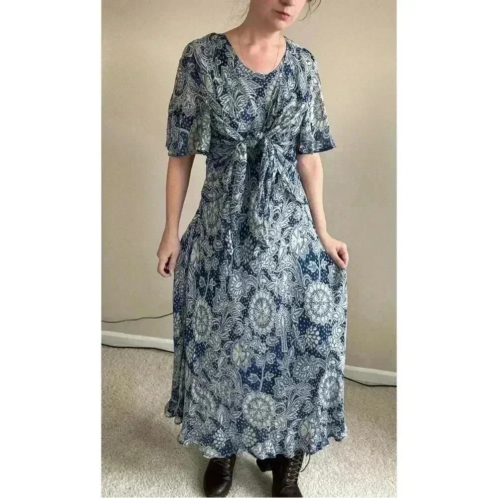 Vintage Dress With Shawl